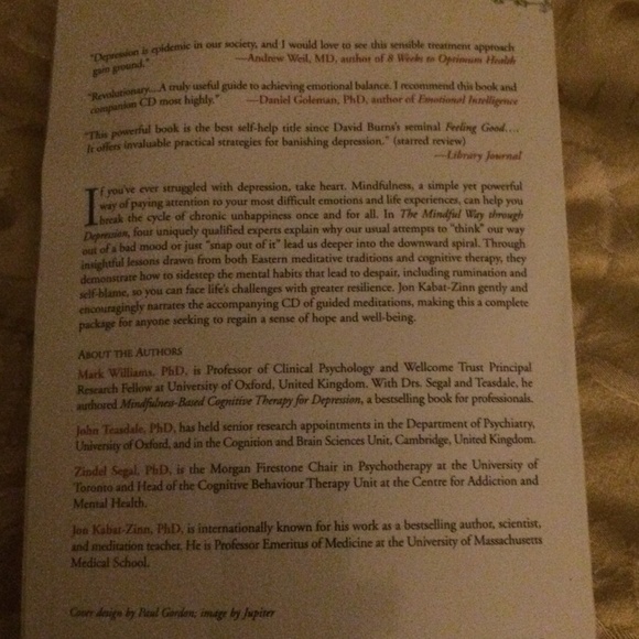 Audio CD/DVD, The Mindful way through Depression - Picture 3 of 5